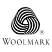 A black and white image of the woolmark logo.